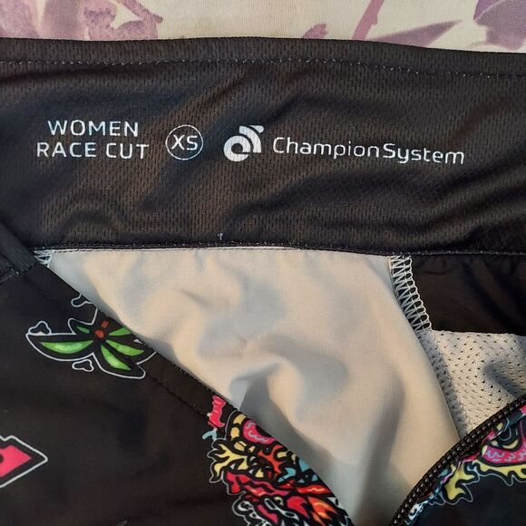 Champion System Cycling Jersey Womens Size XS Race Cut Sleeveless Full Zipper - Picture 10 of 13